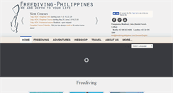 Desktop Screenshot of freediving-philippines.com